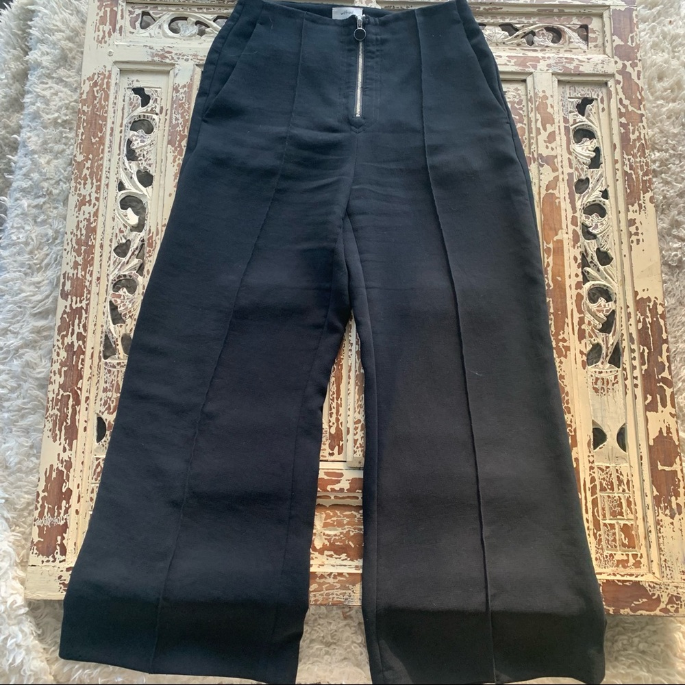 Wilfred Black Wide-Leg Pants